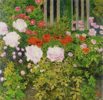 A Rose Hedge by Koloman Moser